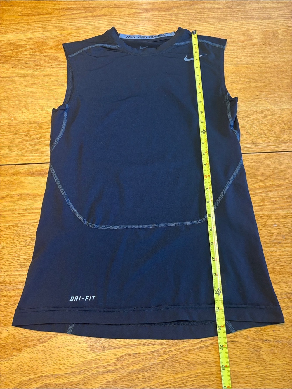 Nike Black and White Athletic Shorts with Two Black Performance Tops - Picture 7 of 9